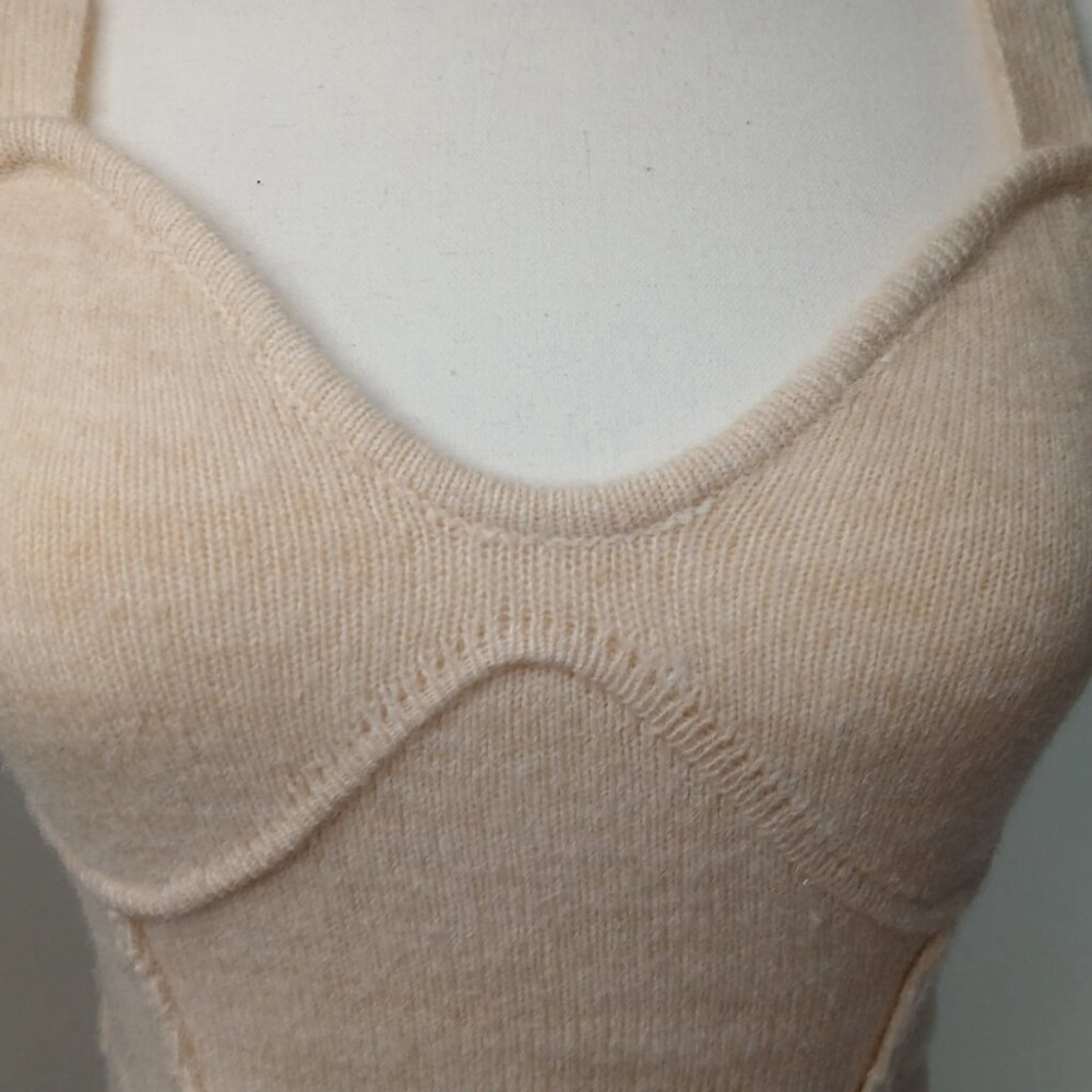 NWT Nia The Brand Ecru Corset Top Size Small - Picture 6 of 9
